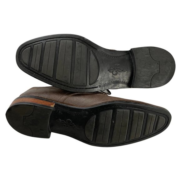 Cole Haan Shoes Mens Size 7.5 Brown Leather Dress Loafers Oxfords - Picture 2 of 5